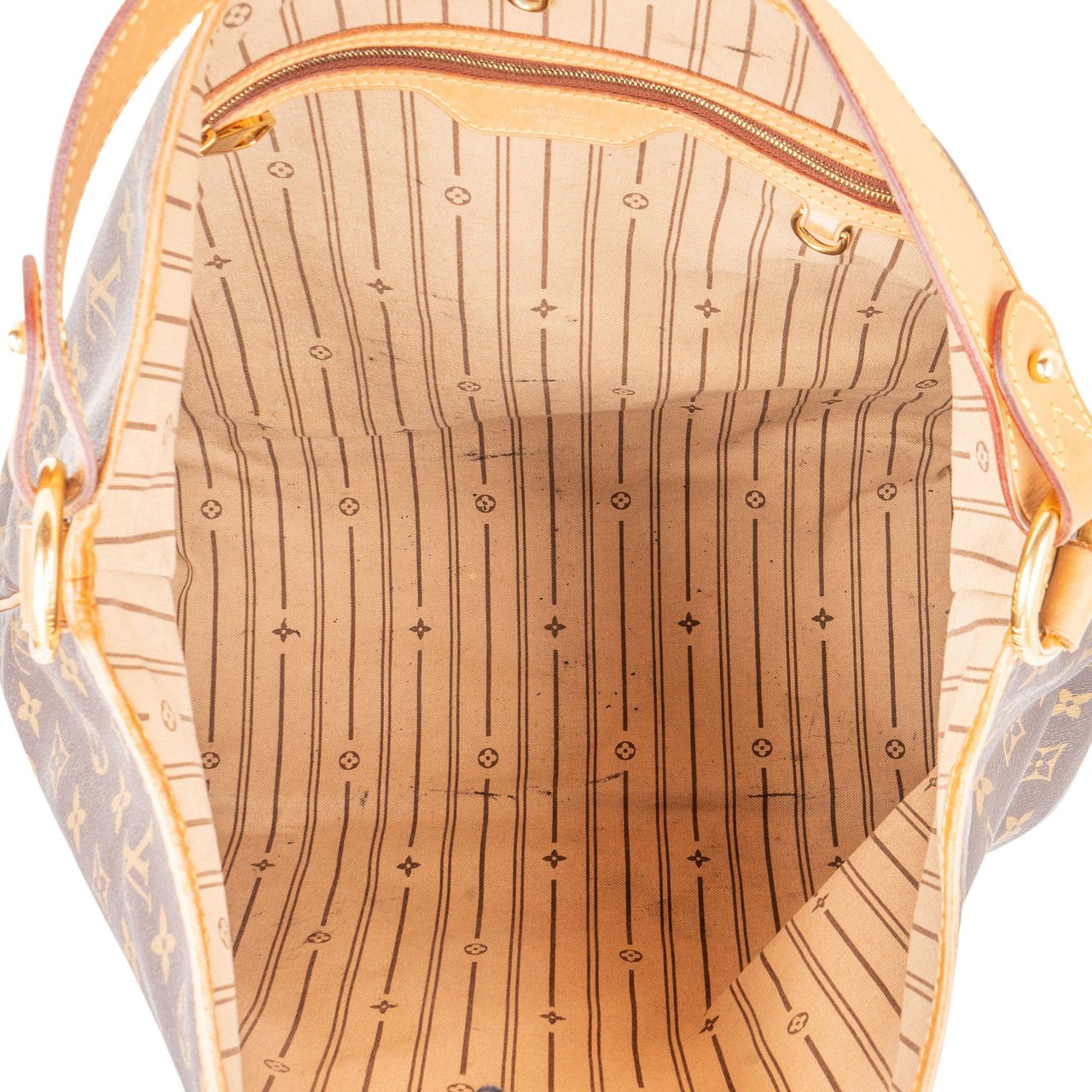 Louis Vuitton Louis Vuitton Canvas Monogram Delightful MM Handbag Bruin