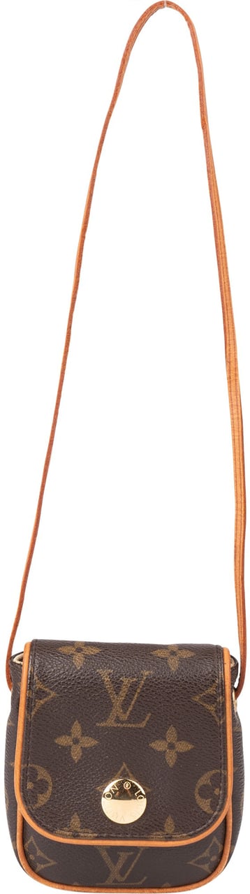 Louis Vuitton Louis Vuitton Canvas Monogram Pochette Cancun Mini Shoulder Bag M60018 Bruin
