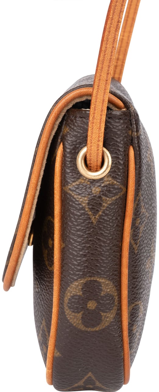 Louis Vuitton Louis Vuitton Canvas Monogram Pochette Cancun Mini Shoulder Bag M60018 Bruin