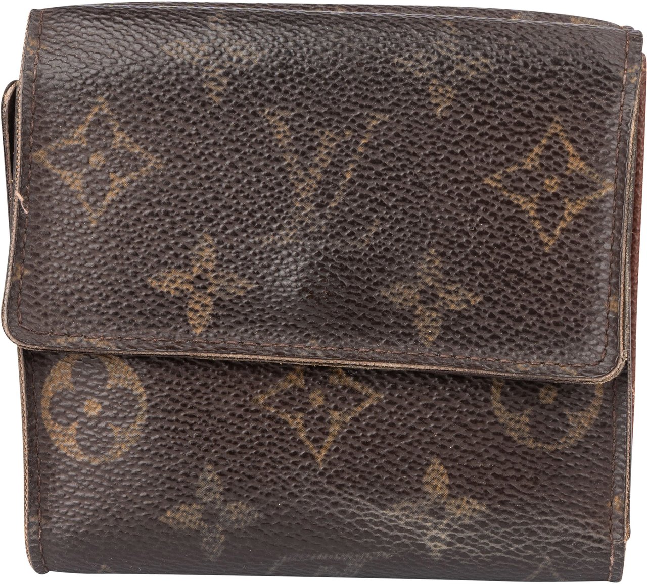 Louis Vuitton Louis Vuitton Canvas Monogram Elise Wallet Bruin