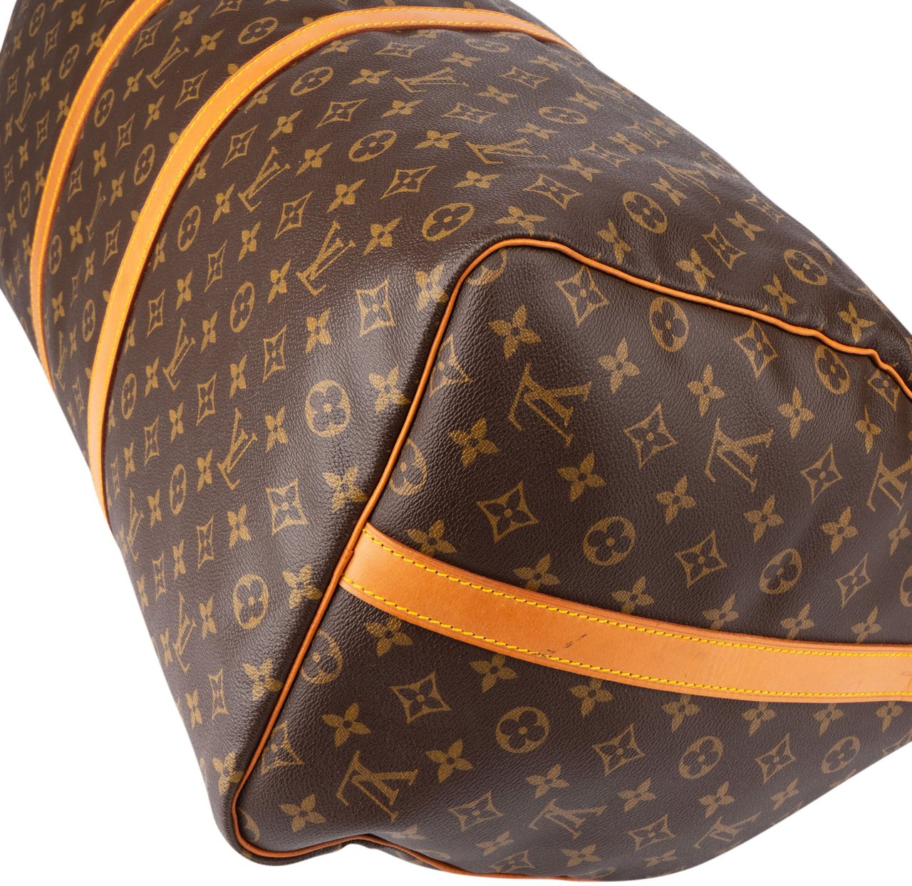 Louis Vuitton Louis Vuitton Canvas Monogram Keepall 60 Bandouliere Bruin