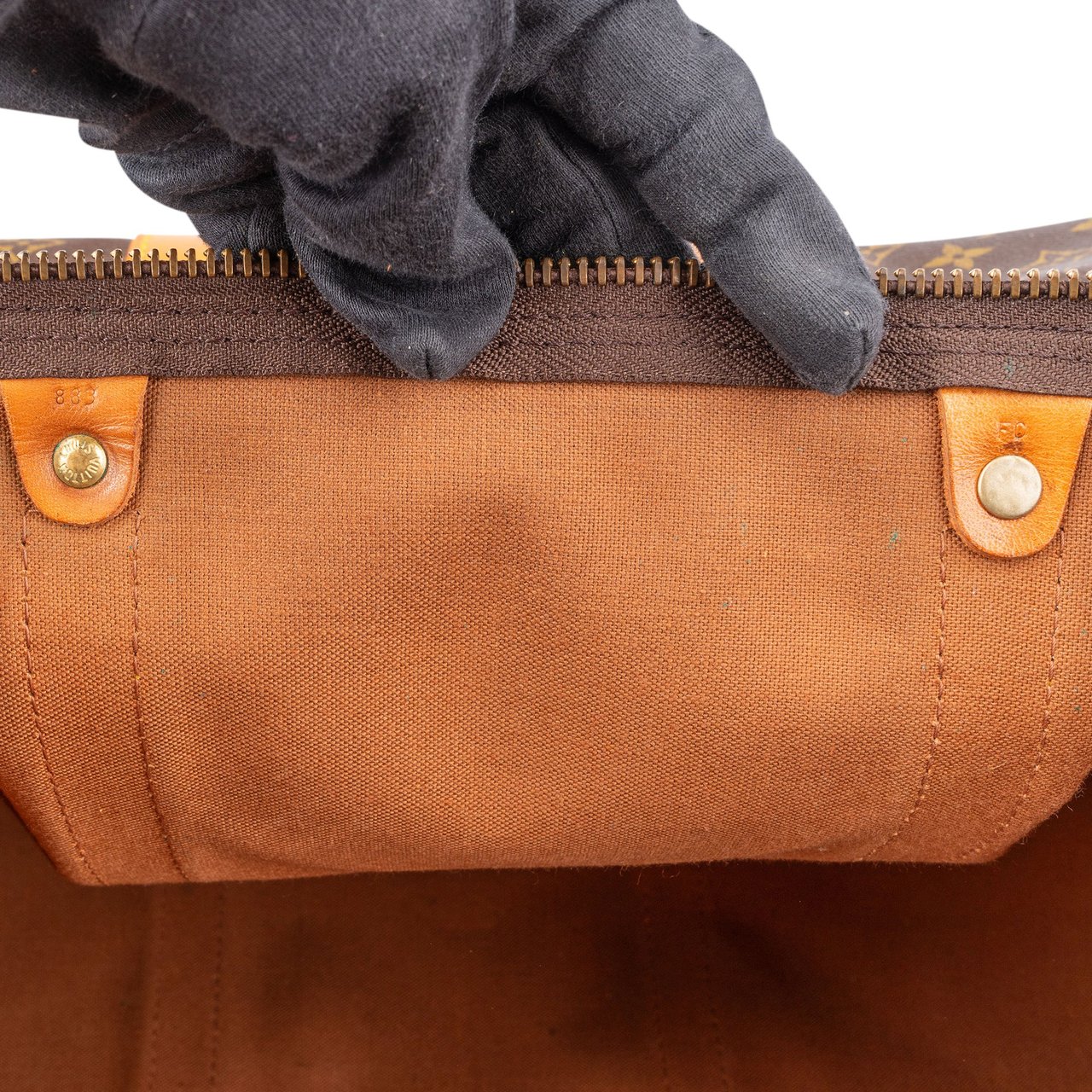 Louis Vuitton Louis Vuitton Canvas Monogram Keepall 60 Bandouliere Bruin