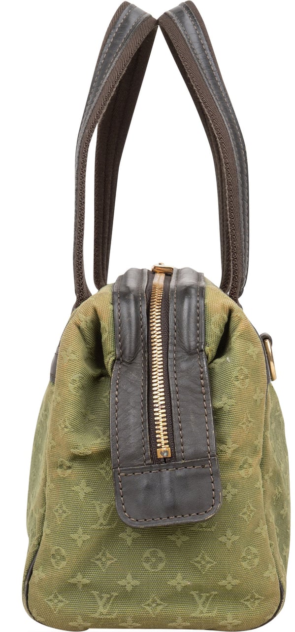Louis Vuitton Louis Vuitton Mini Lin Monogram Josephine PM Handbag Groen