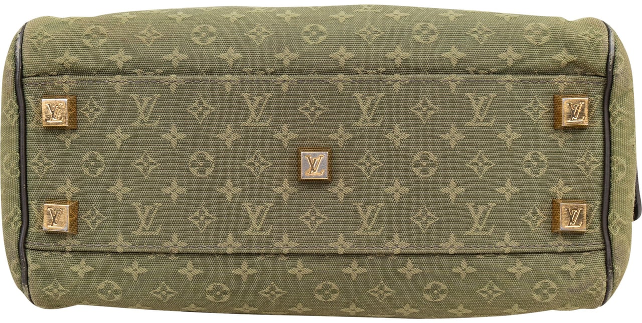 Louis Vuitton Louis Vuitton Mini Lin Monogram Josephine PM Handbag Groen