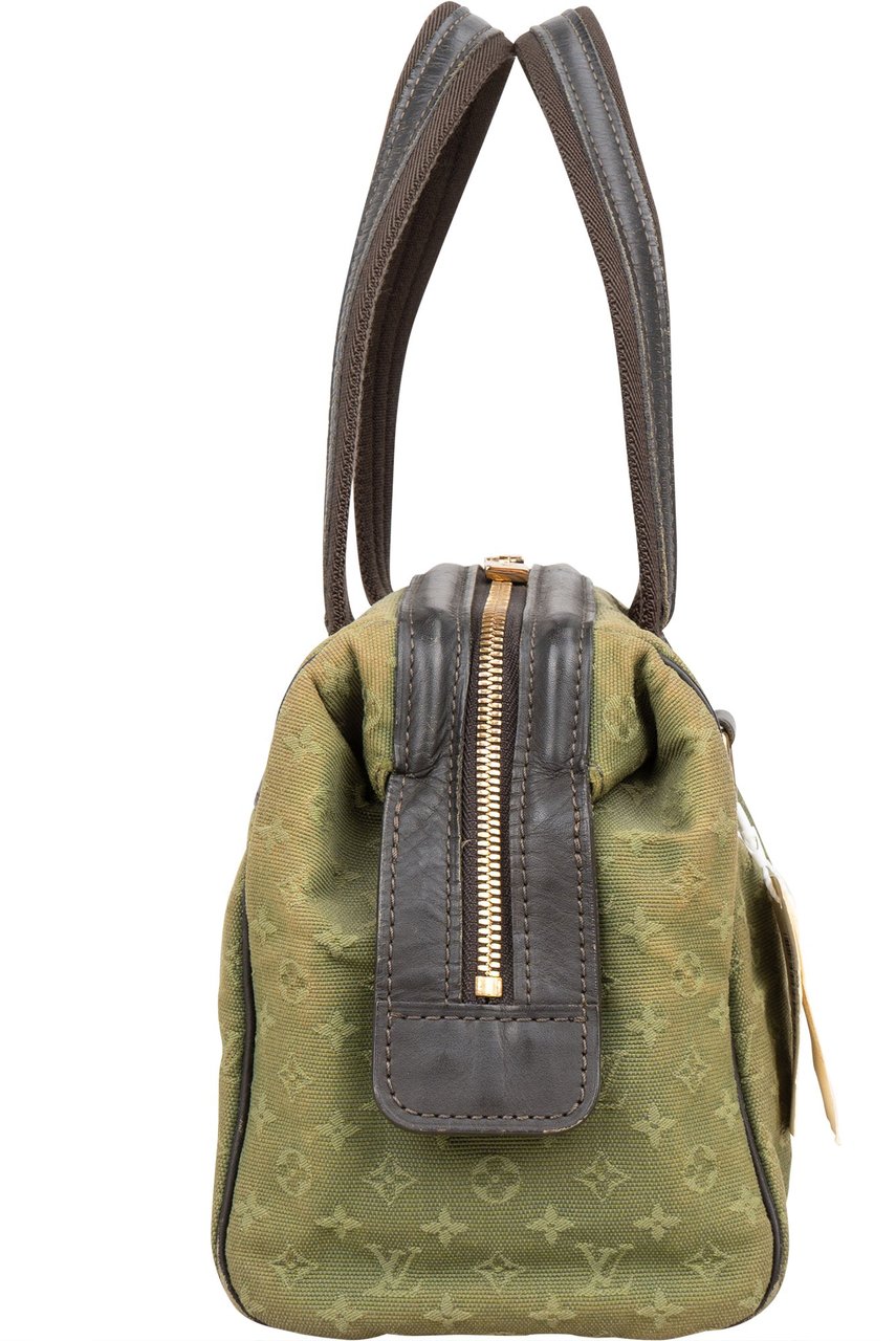 Louis Vuitton Louis Vuitton Mini Lin Monogram Josephine PM Handbag Groen