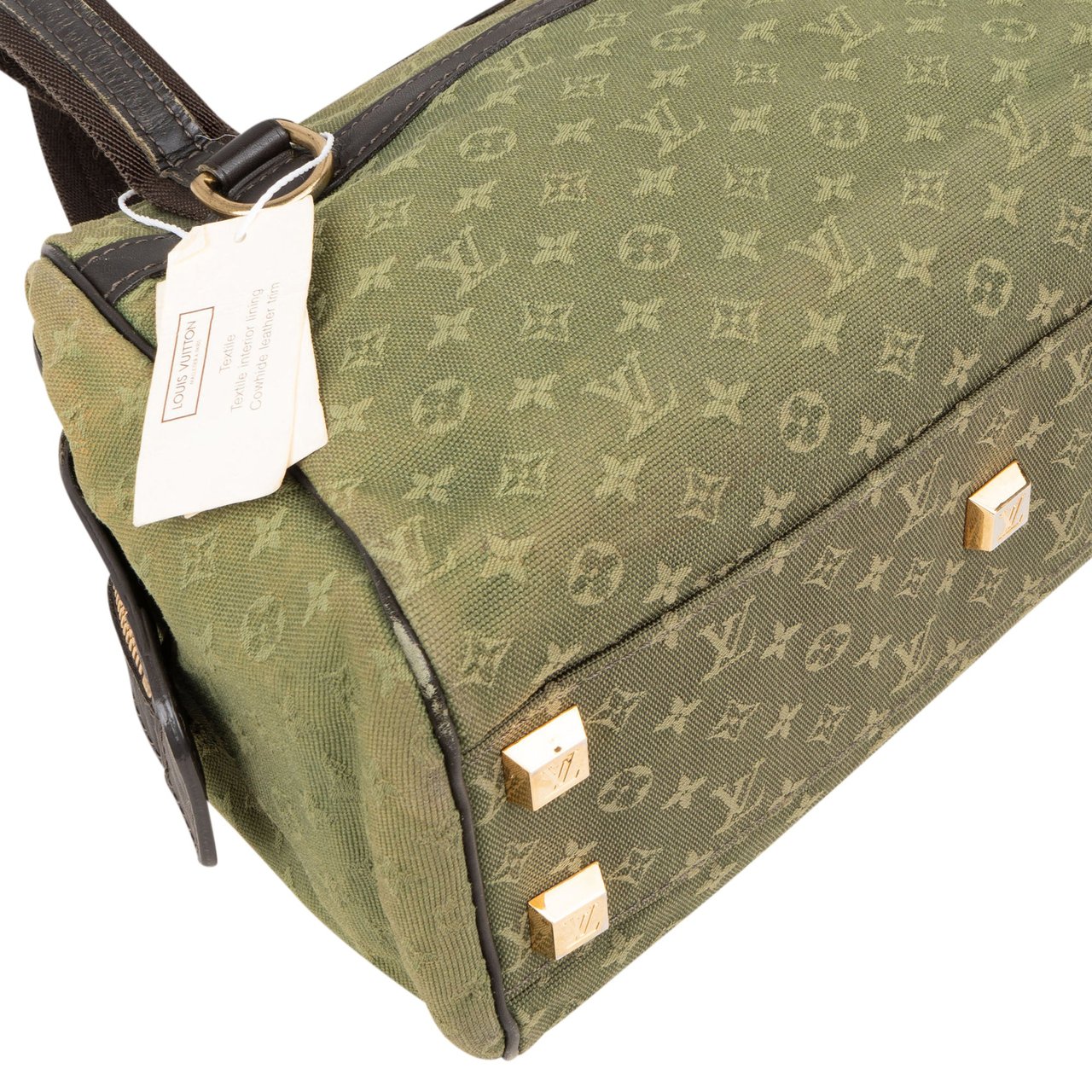 Louis Vuitton Louis Vuitton Mini Lin Monogram Josephine PM Handbag Groen
