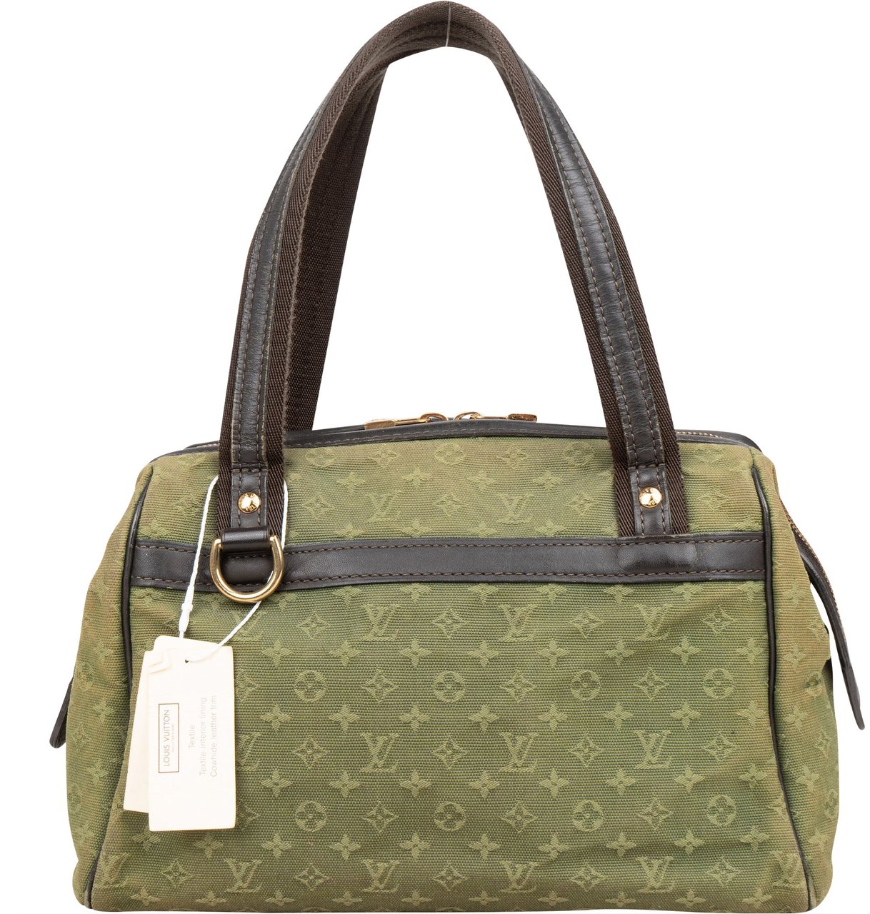 Louis Vuitton Louis Vuitton Mini Lin Monogram Josephine PM Handbag Groen