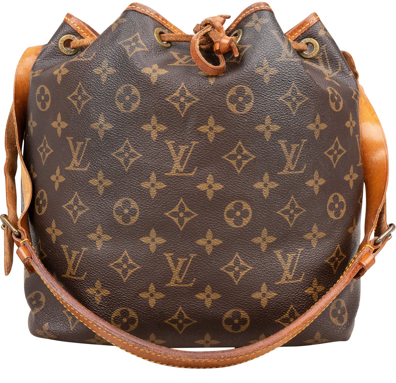 Louis Vuitton Louis Vuitton Canvas Monogram Sac Noe Petit Shoulder Bag Bruin