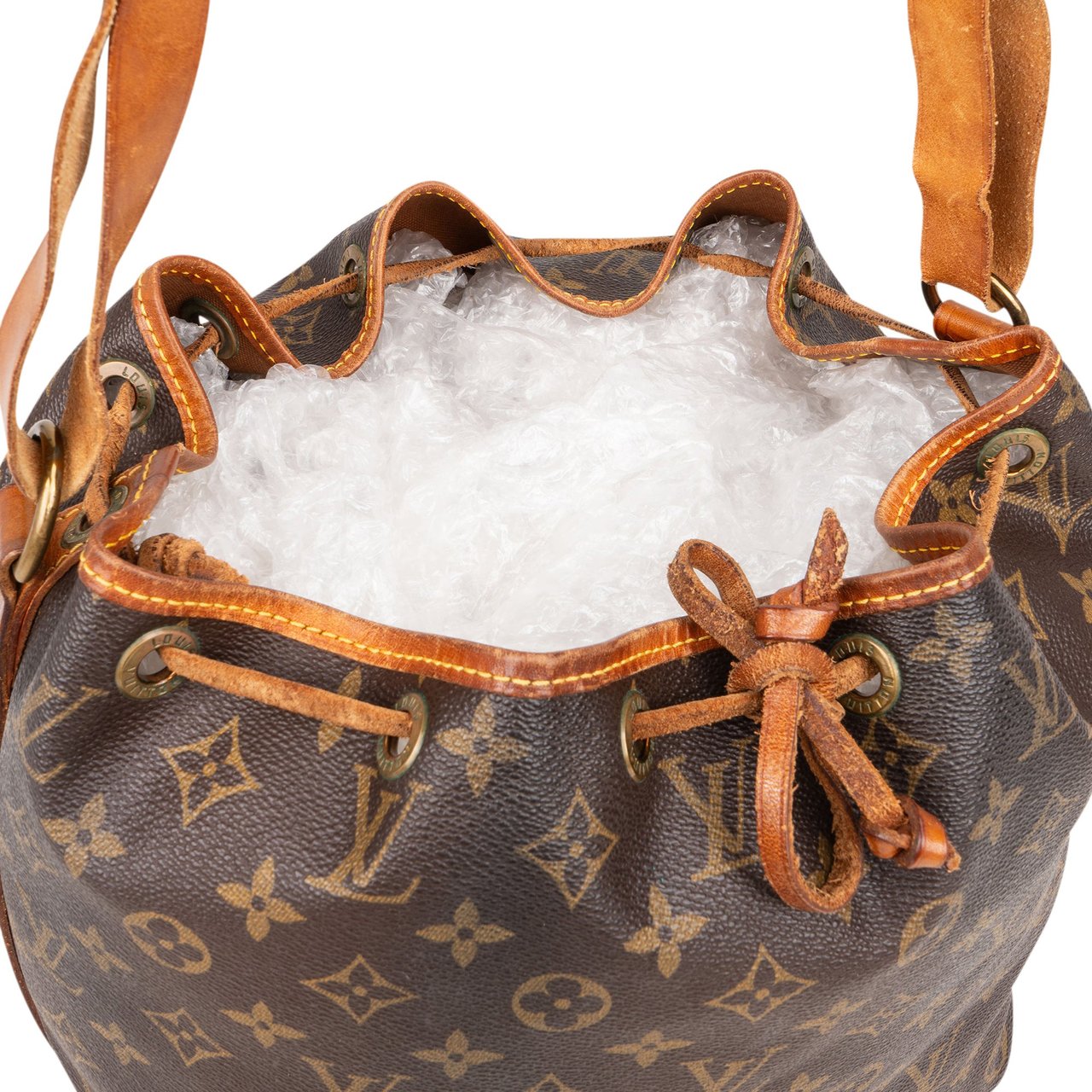 Louis Vuitton Louis Vuitton Canvas Monogram Sac Noe Petit Shoulder Bag Bruin