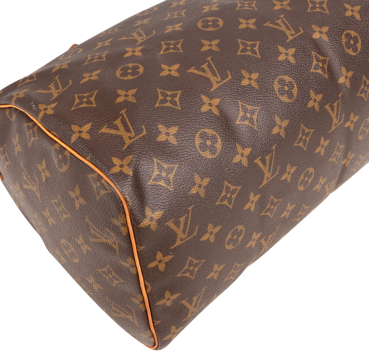 Louis Vuitton Louis Vuitton Canvas Monogram Speedy 30 Handbag Bruin