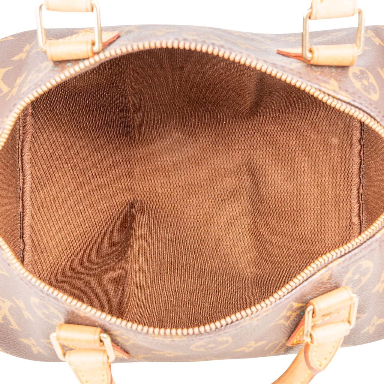 Louis Vuitton Louis Vuitton Canvas Monogram Speedy 30 Handbag Bruin