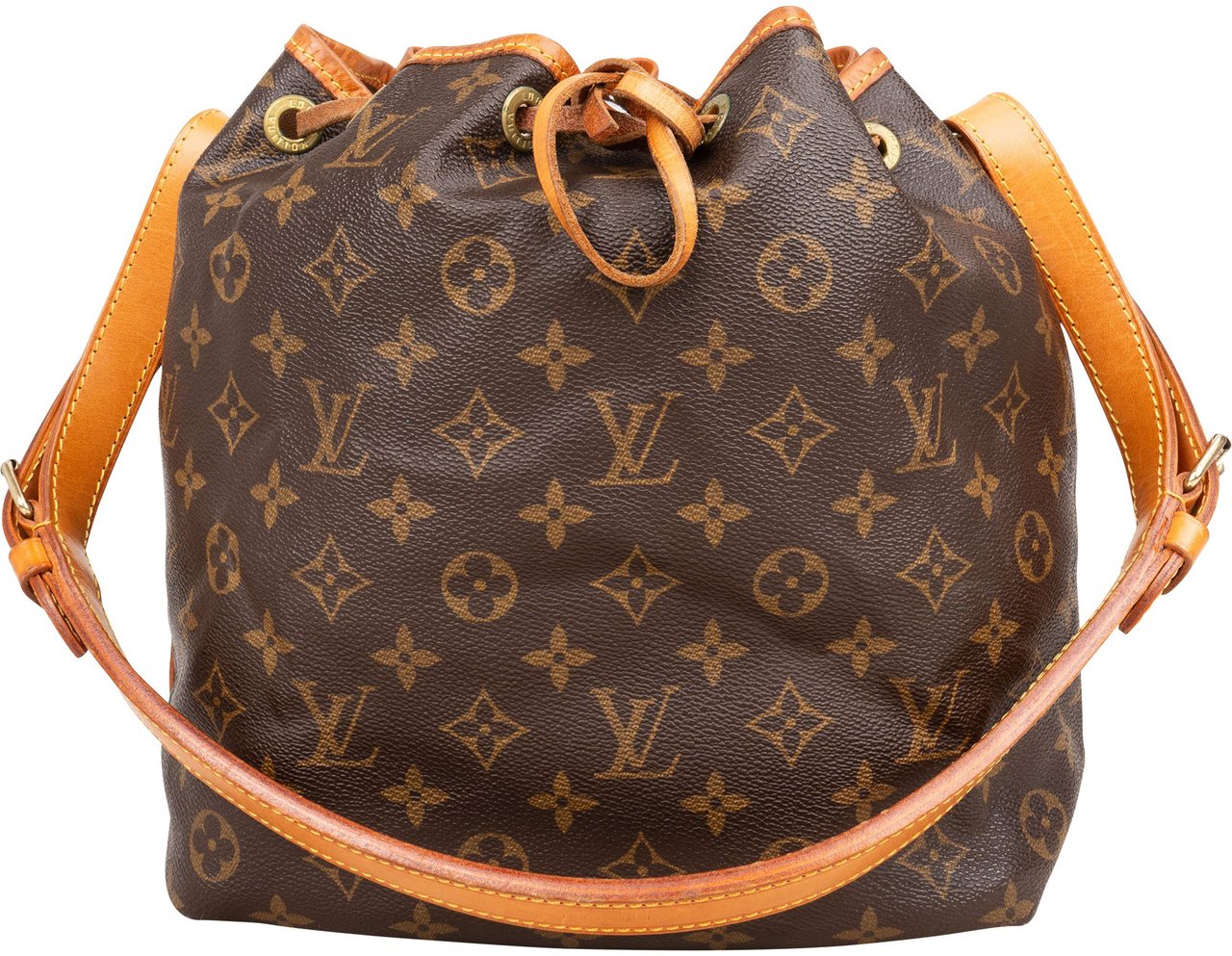 Louis Vuitton Louis Vuitton Canvas Monogram Sac Noe Petit Shoulder Bag Bruin