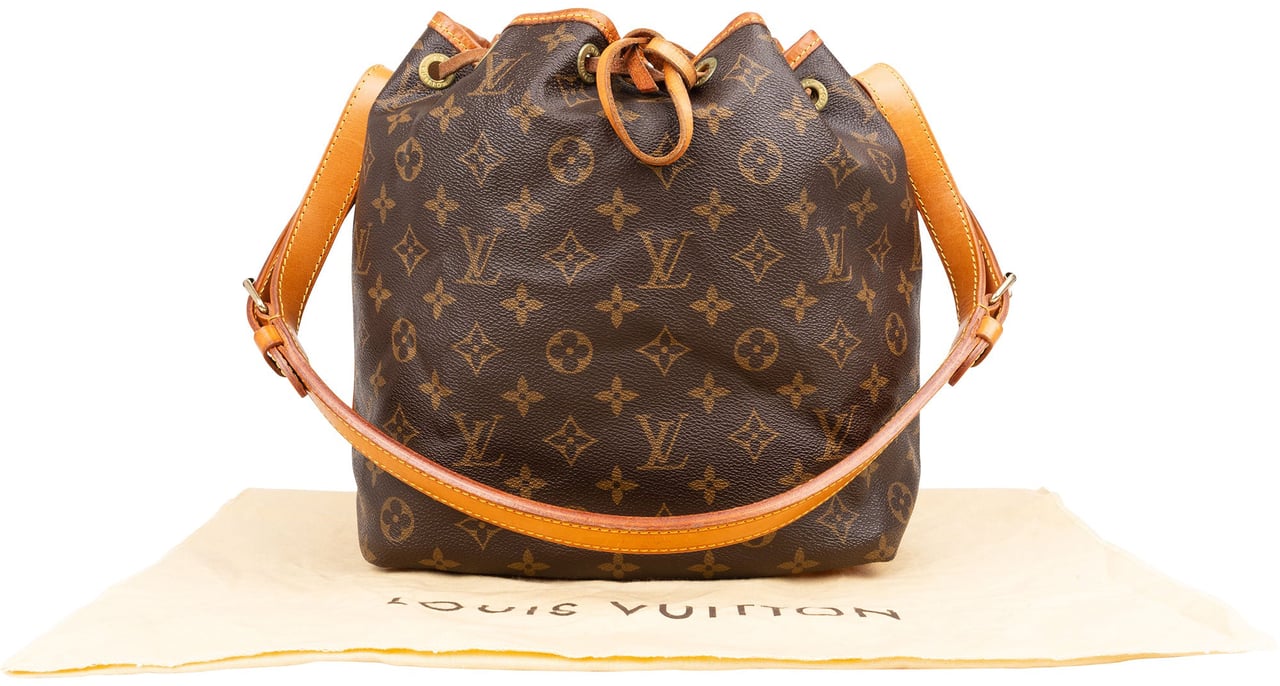 Louis Vuitton Louis Vuitton Canvas Monogram Sac Noe Petit Shoulder Bag Bruin