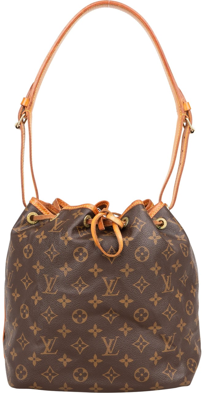 Louis Vuitton Louis Vuitton Canvas Monogram Sac Noe Petit Shoulder Bag Bruin