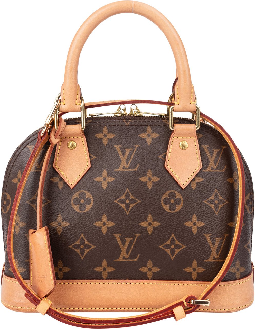 Louis Vuitton Louis Vuitton Canvas Monogram Alma BB Handbag Bruin