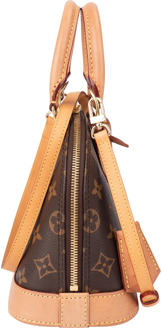 Louis Vuitton Louis Vuitton Canvas Monogram Alma BB Handbag Bruin