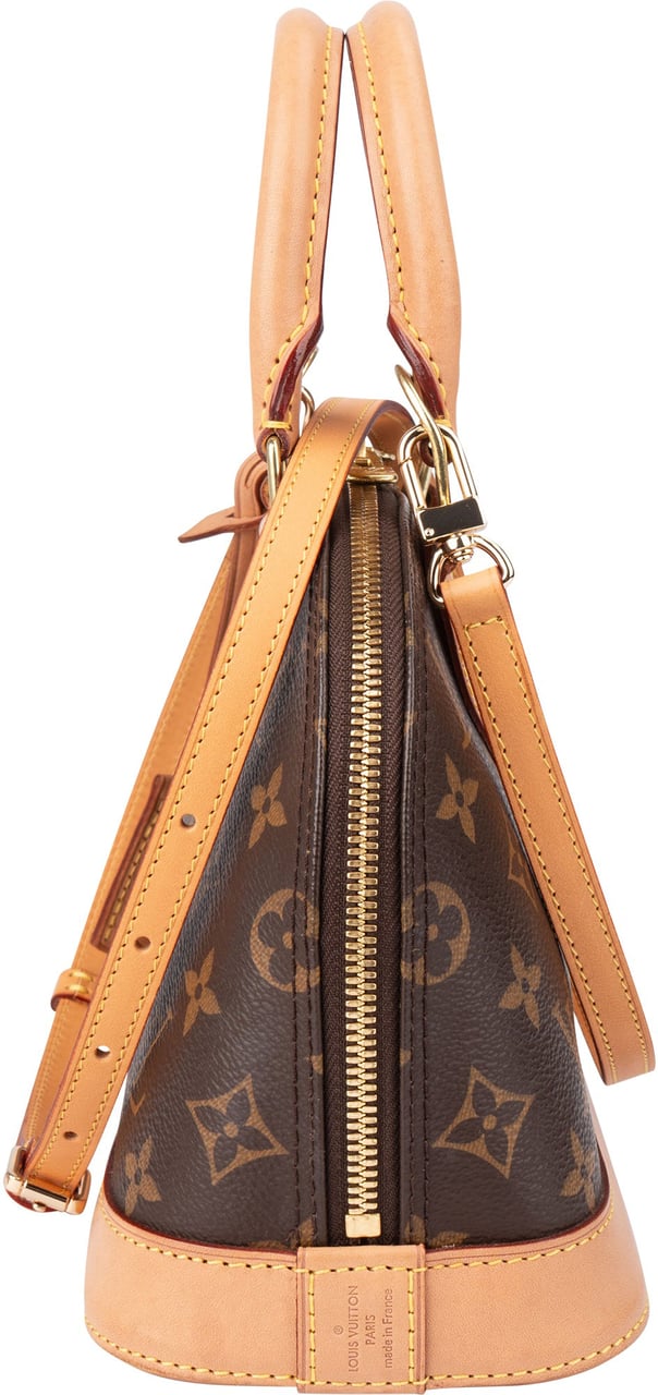 Louis Vuitton Louis Vuitton Canvas Monogram Alma BB Handbag Bruin