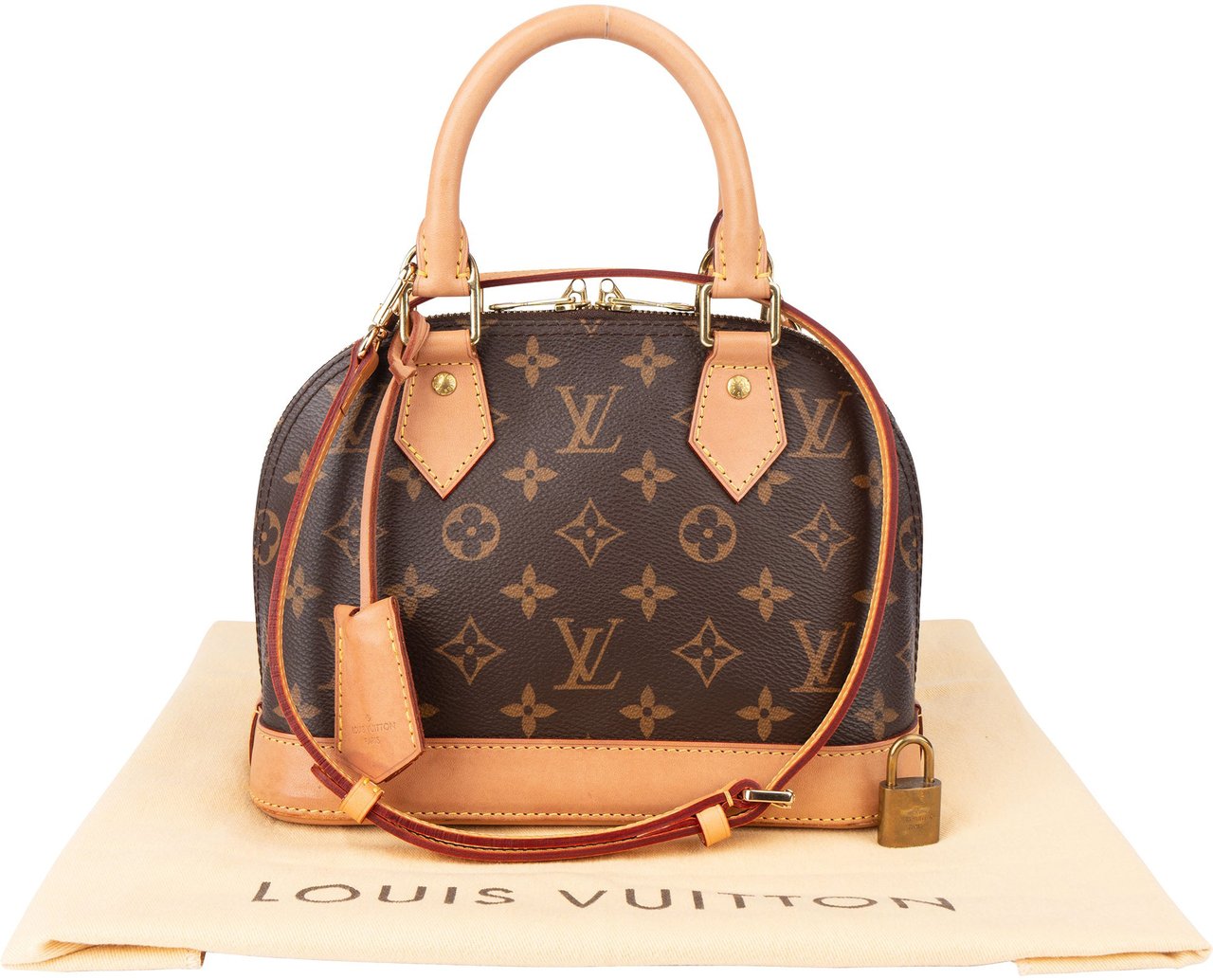 Louis Vuitton Louis Vuitton Canvas Monogram Alma BB Handbag Bruin