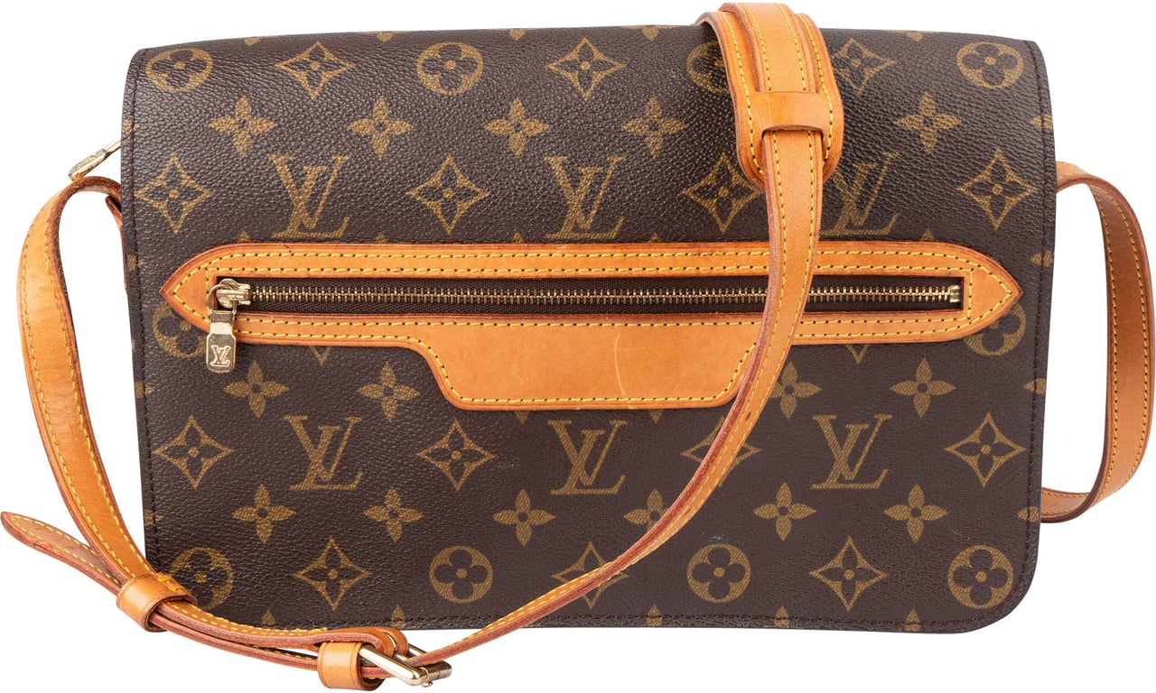 Louis Vuitton Louis Vuitton Canvas Monogram Saint Germain GM Crossbody Bag Bruin