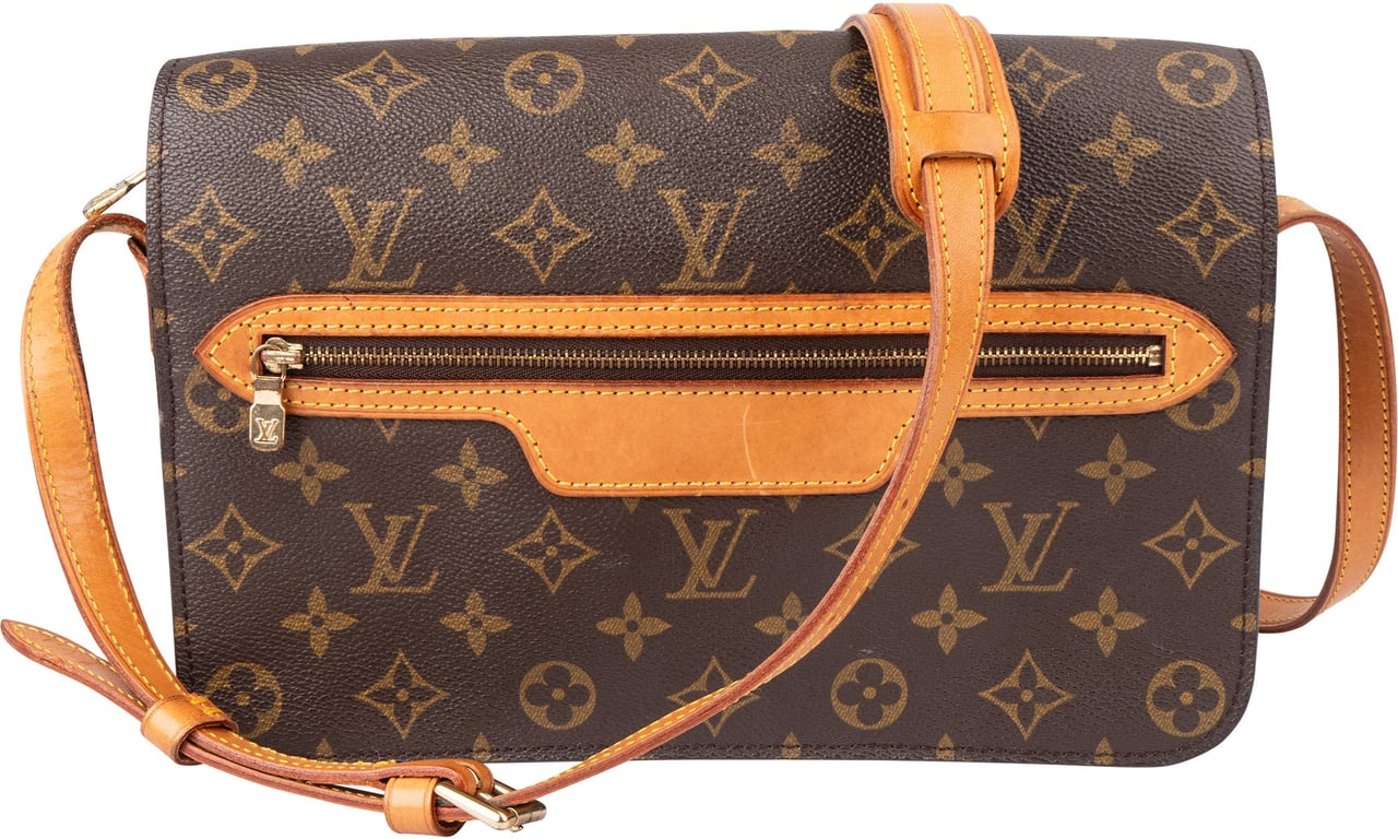 Louis Vuitton Louis Vuitton Canvas Monogram Saint Germain GM Crossbody Bag Bruin