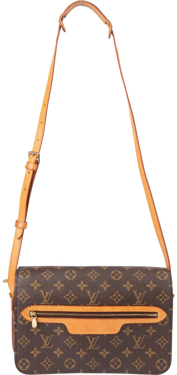 Louis Vuitton Louis Vuitton Canvas Monogram Saint Germain GM Crossbody Bag Bruin