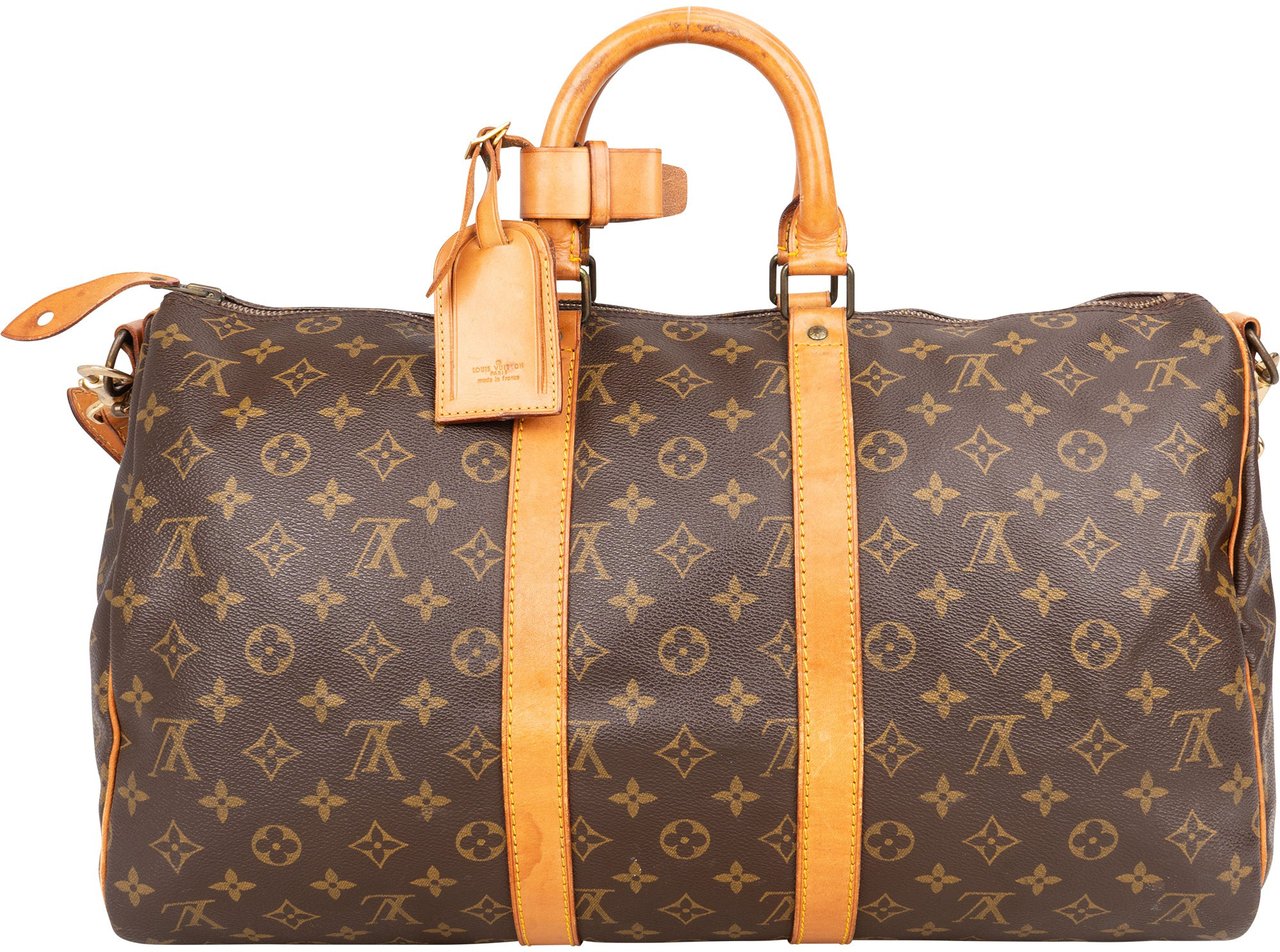 Louis Vuitton Louis Vuitton Canvas Monogram Keepall 45 Bandouliere Bruin