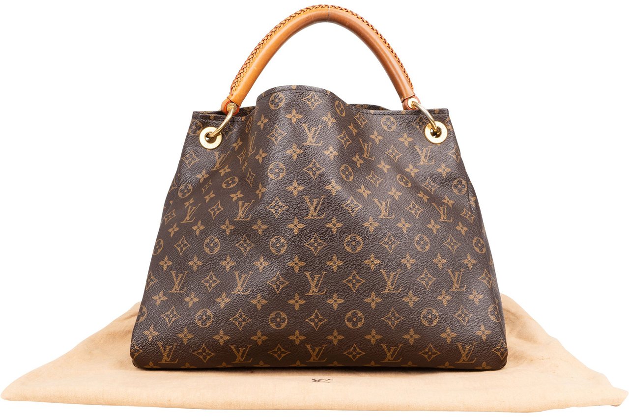 Louis Vuitton Louis Vuitton Canvas Monogram Artsy MM Handbag Bruin