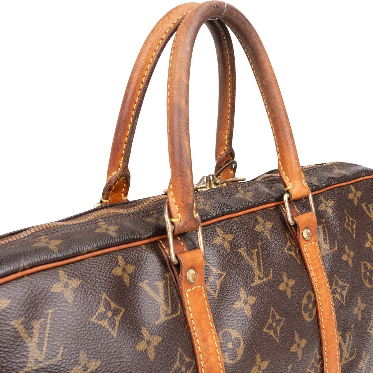 Louis Vuitton Louis Vuitton Canvas Monogram Porte Documents Handbag Bruin