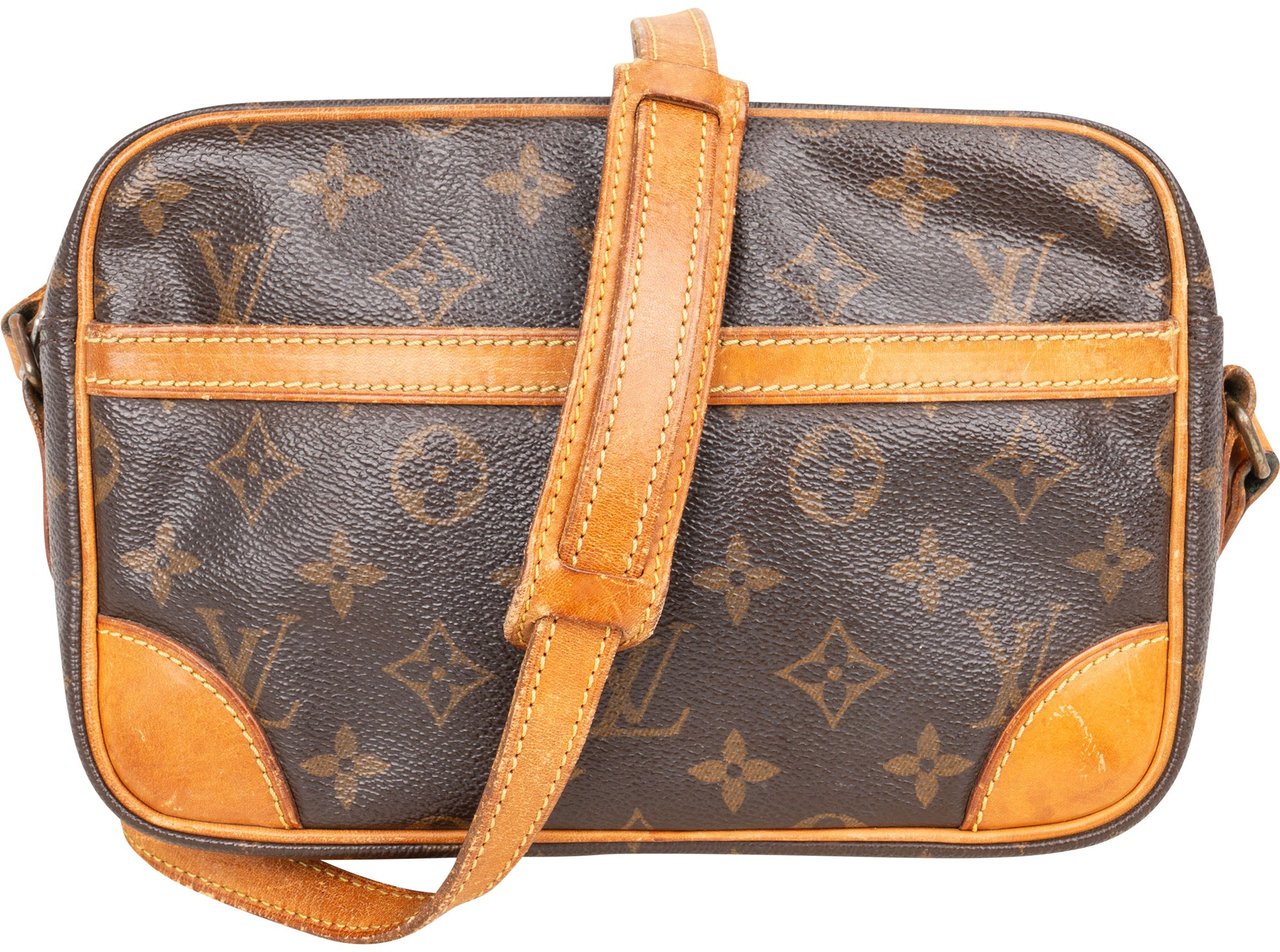 Louis Vuitton Louis Vuitton Canvas Monogram Trocadero 23 Crossbody Bag Bruin
