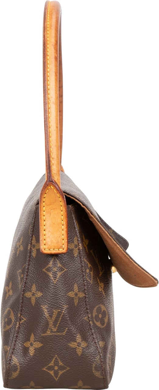 Louis Vuitton Louis Vuitton Canvas Monogram Looping PM Handbag Bruin