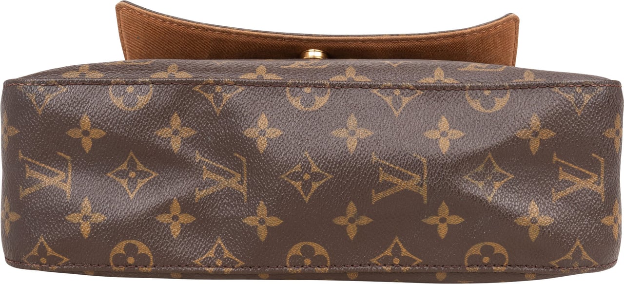 Louis Vuitton Louis Vuitton Canvas Monogram Looping PM Handbag Bruin