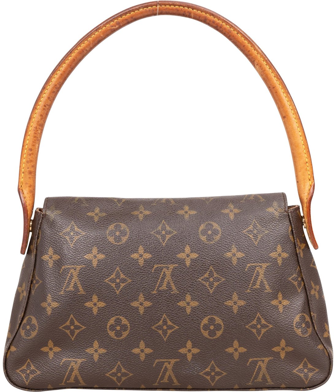 Louis Vuitton Louis Vuitton Canvas Monogram Looping PM Handbag Bruin