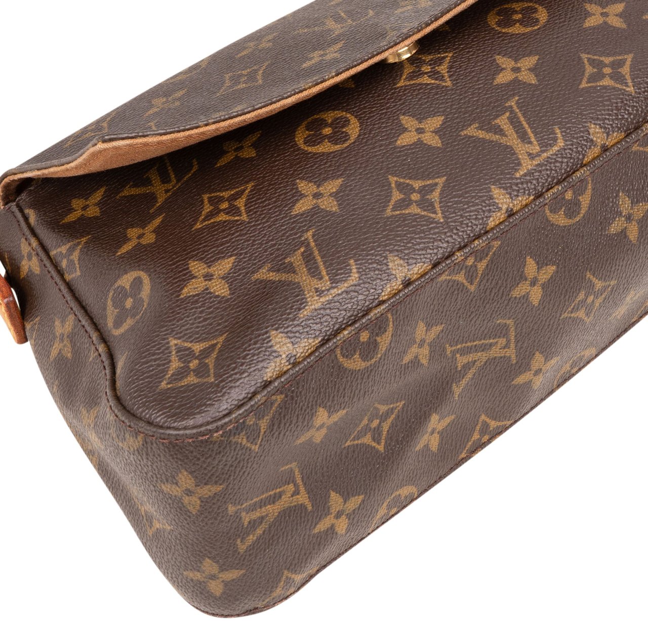 Louis Vuitton Louis Vuitton Canvas Monogram Looping PM Handbag Bruin