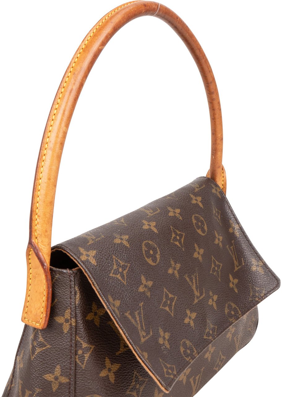 Louis Vuitton Louis Vuitton Canvas Monogram Looping PM Handbag Bruin