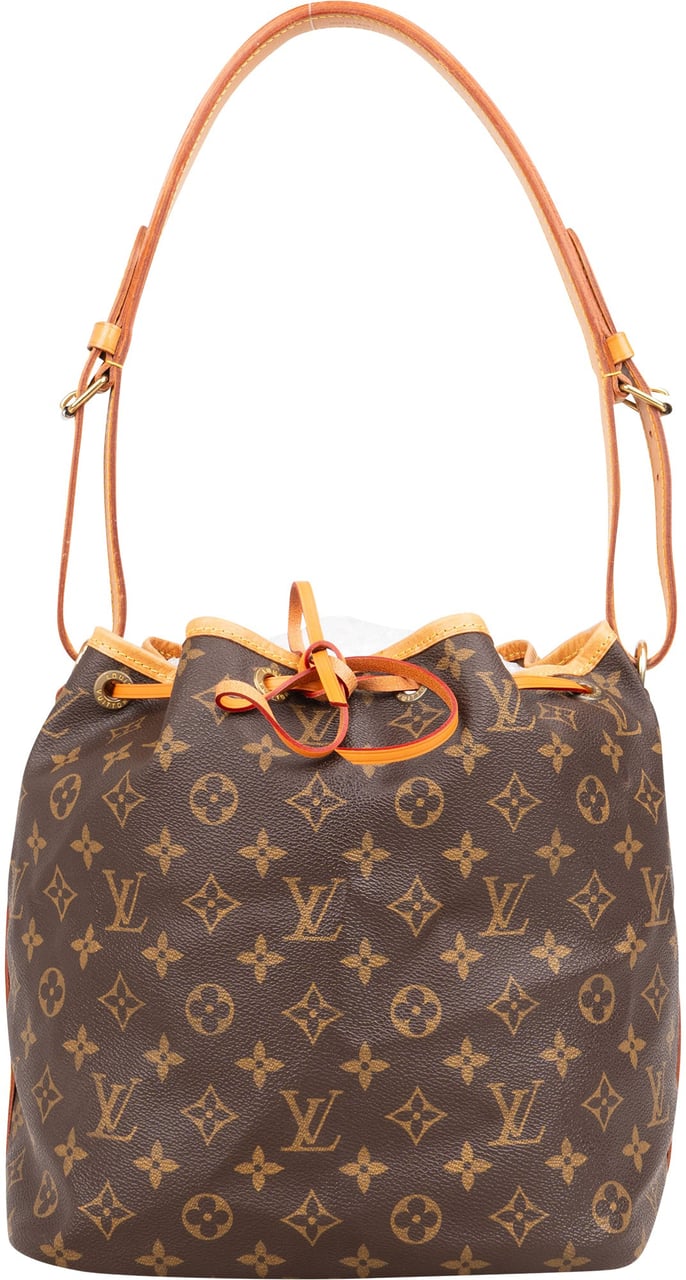 Louis Vuitton Louis Vuitton Canvas Monogram Sac Noe Petit Shoulder Bag Bruin