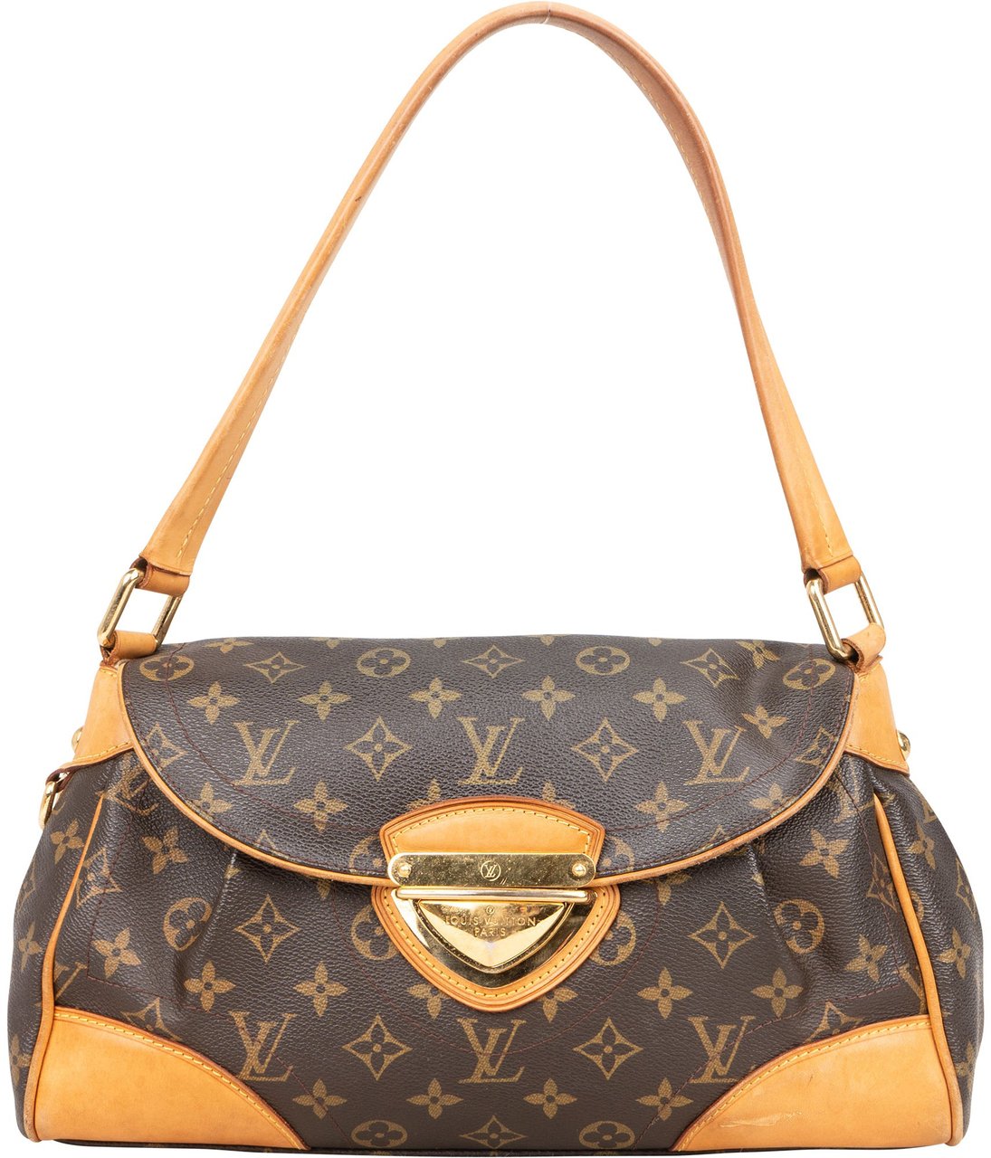 Louis Vuitton Louis Vuitton Canvas Monogram Beverly MM Shoulder Bag Bruin