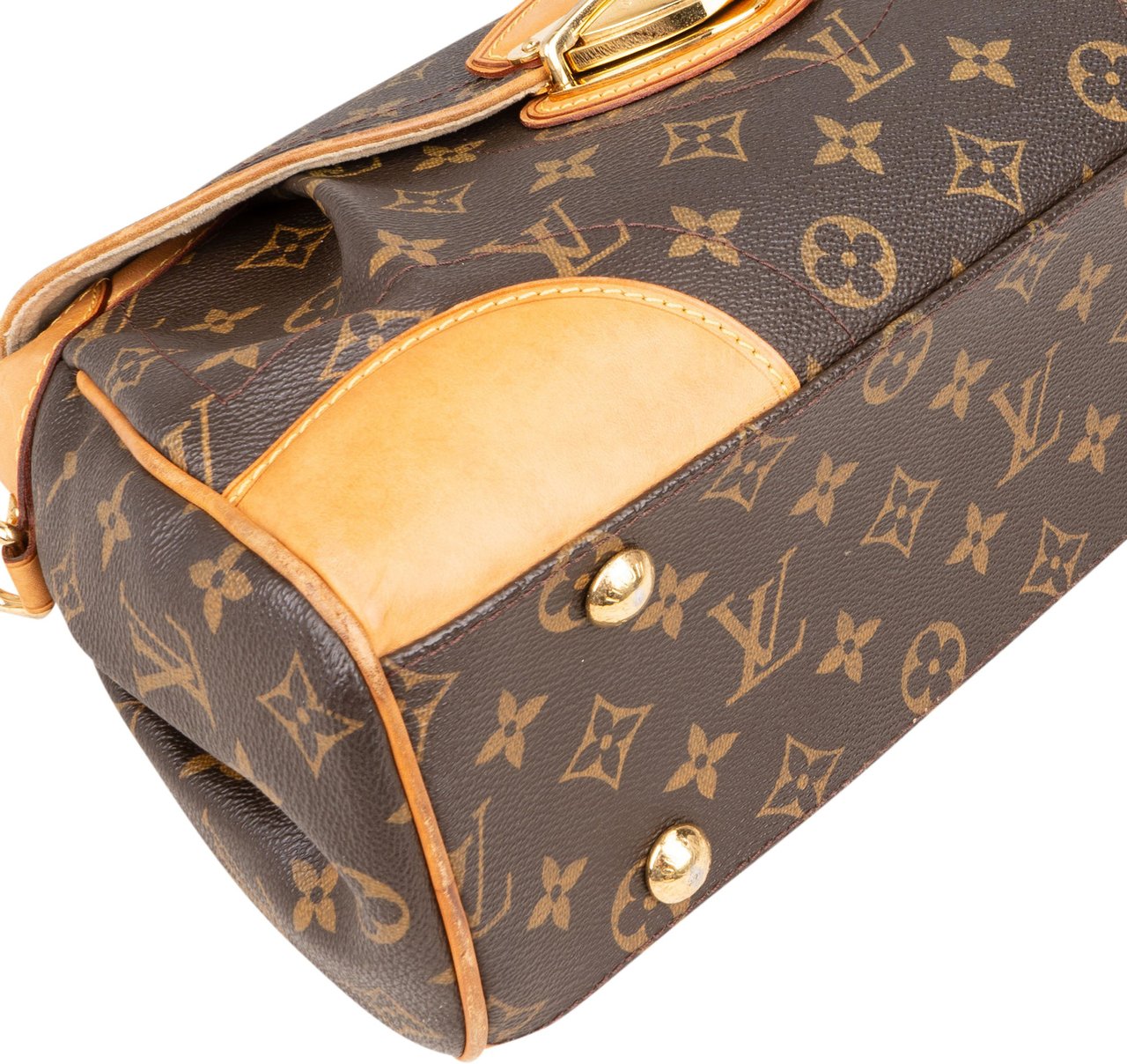 Louis Vuitton Louis Vuitton Canvas Monogram Beverly MM Shoulder Bag Bruin