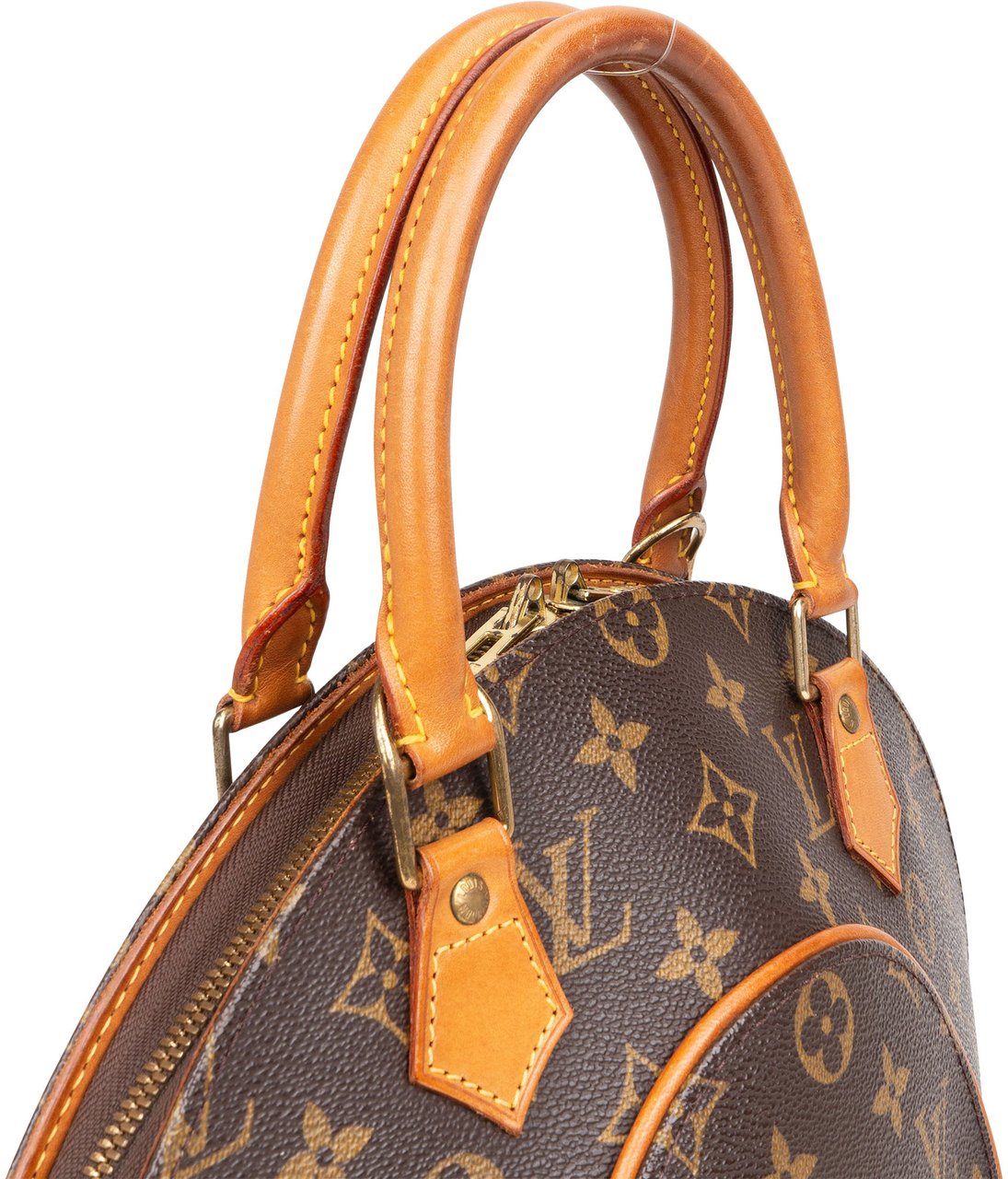 Louis Vuitton Louis Vuitton Canvas Monogram Ellipse PM Handbag Bruin