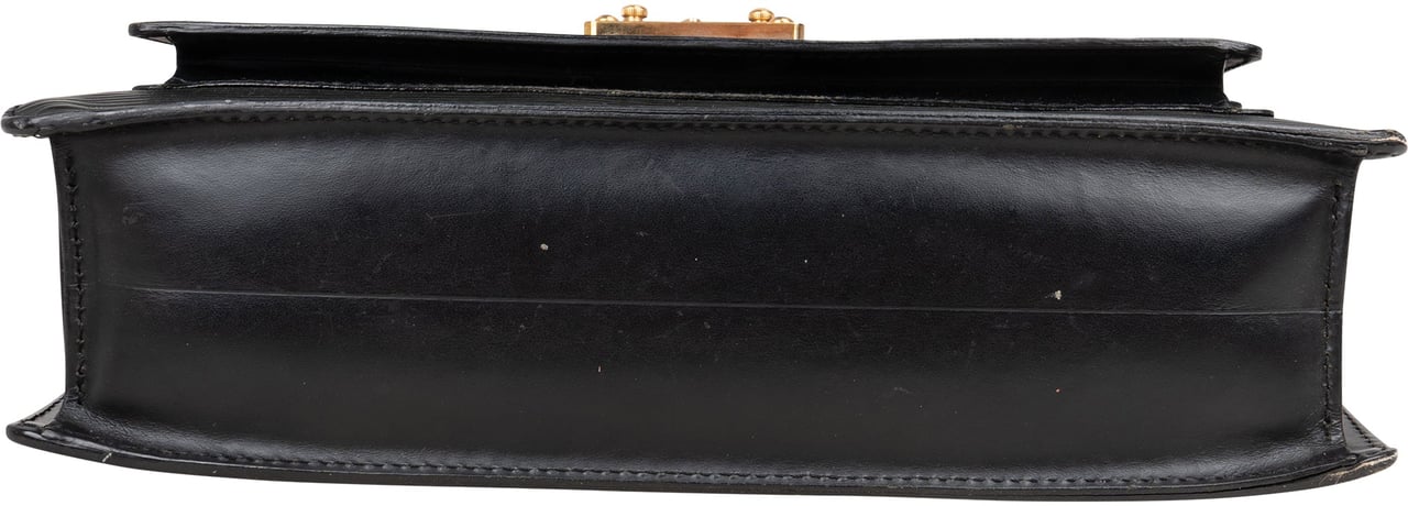 Louis Vuitton Louis Vuitton Noir Epi Leather Monceau Handbag Zwart