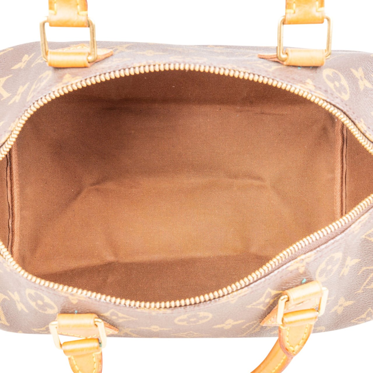 Louis Vuitton Louis Vuitton Canvas Monogram Speedy 30 Handbag Bruin