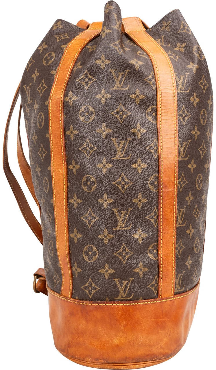 Louis Vuitton Louis Vuitton Canvas Monogram Randonnee Backpack Bruin
