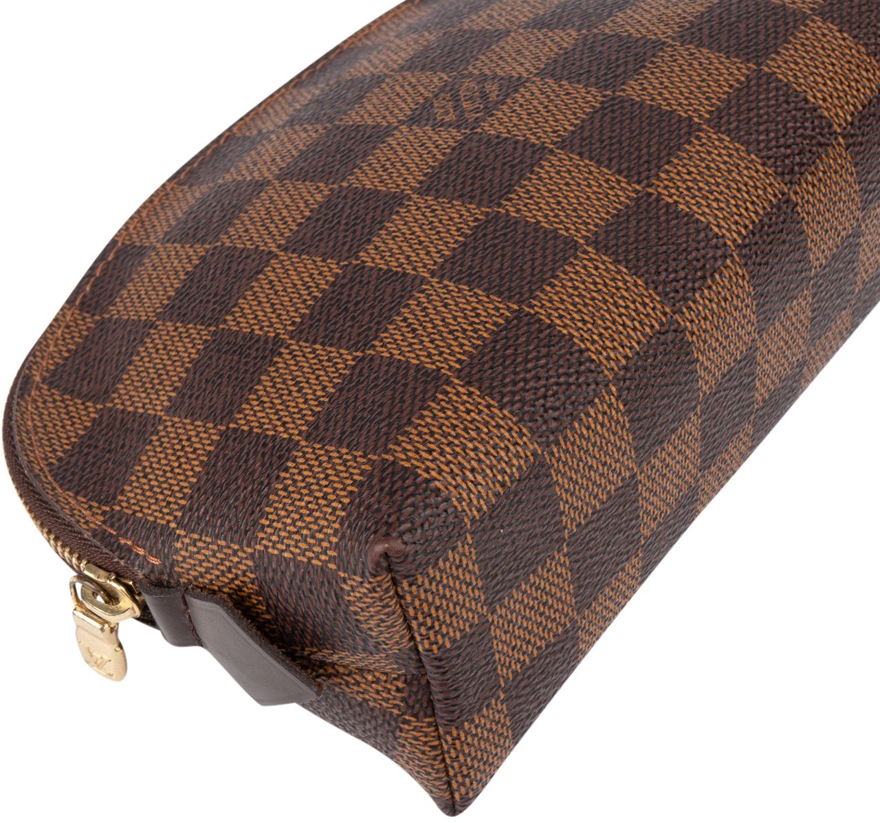 Louis Vuitton Louis Vuitton Damier Ebene Monogram Pochette Cosmetique PM Pouch Bruin