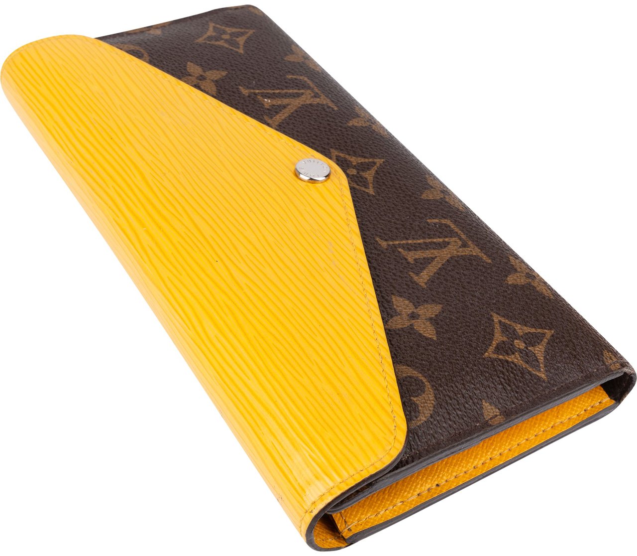 Louis Vuitton Louis Vuitton Canvas Epi Monogram Marie Lou Wallet Bruin