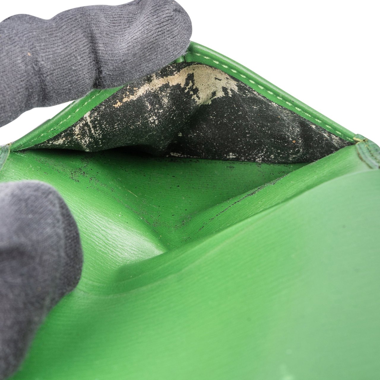 Louis Vuitton Louis Vuitton Green Epi Leather Cardholder Groen