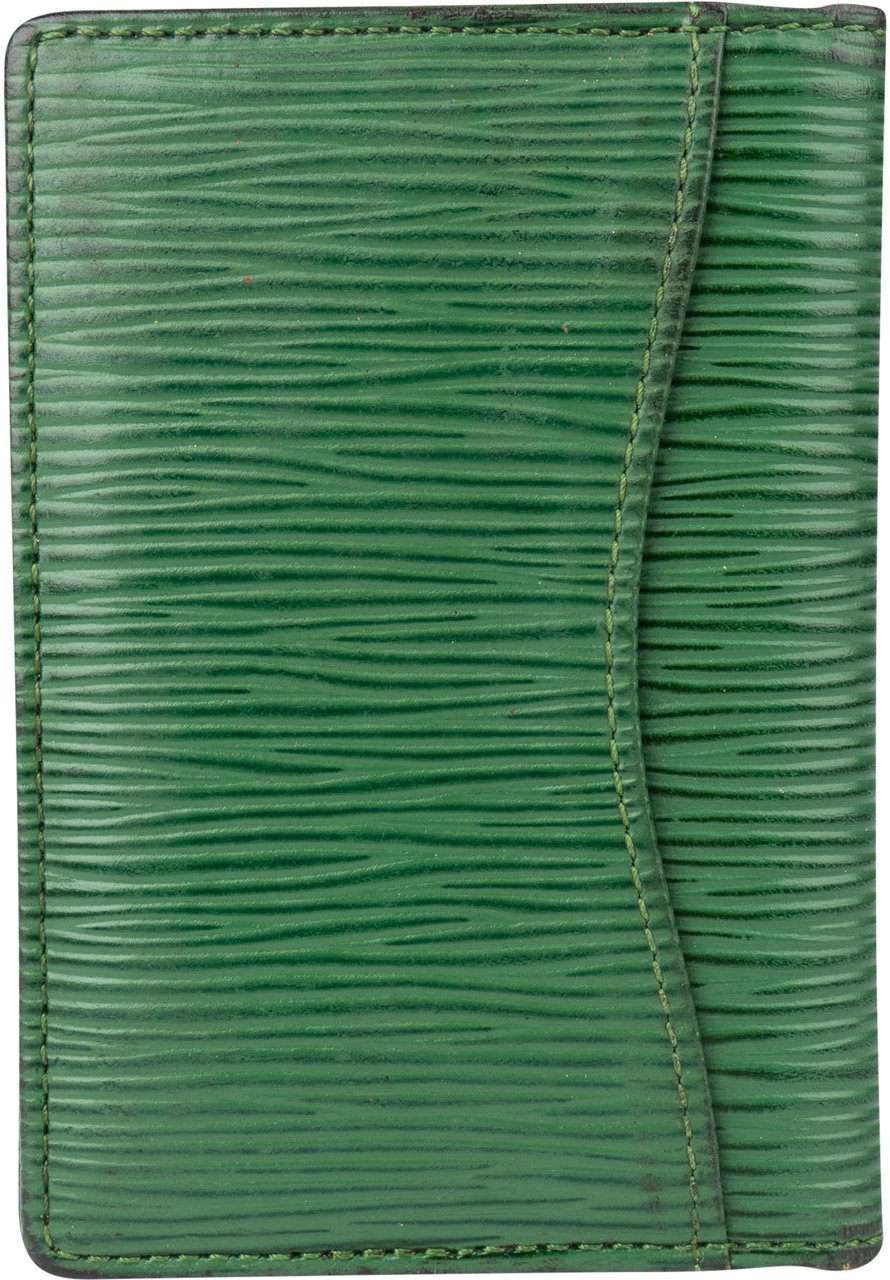 Louis Vuitton Louis Vuitton Green Epi Leather Cardholder Groen