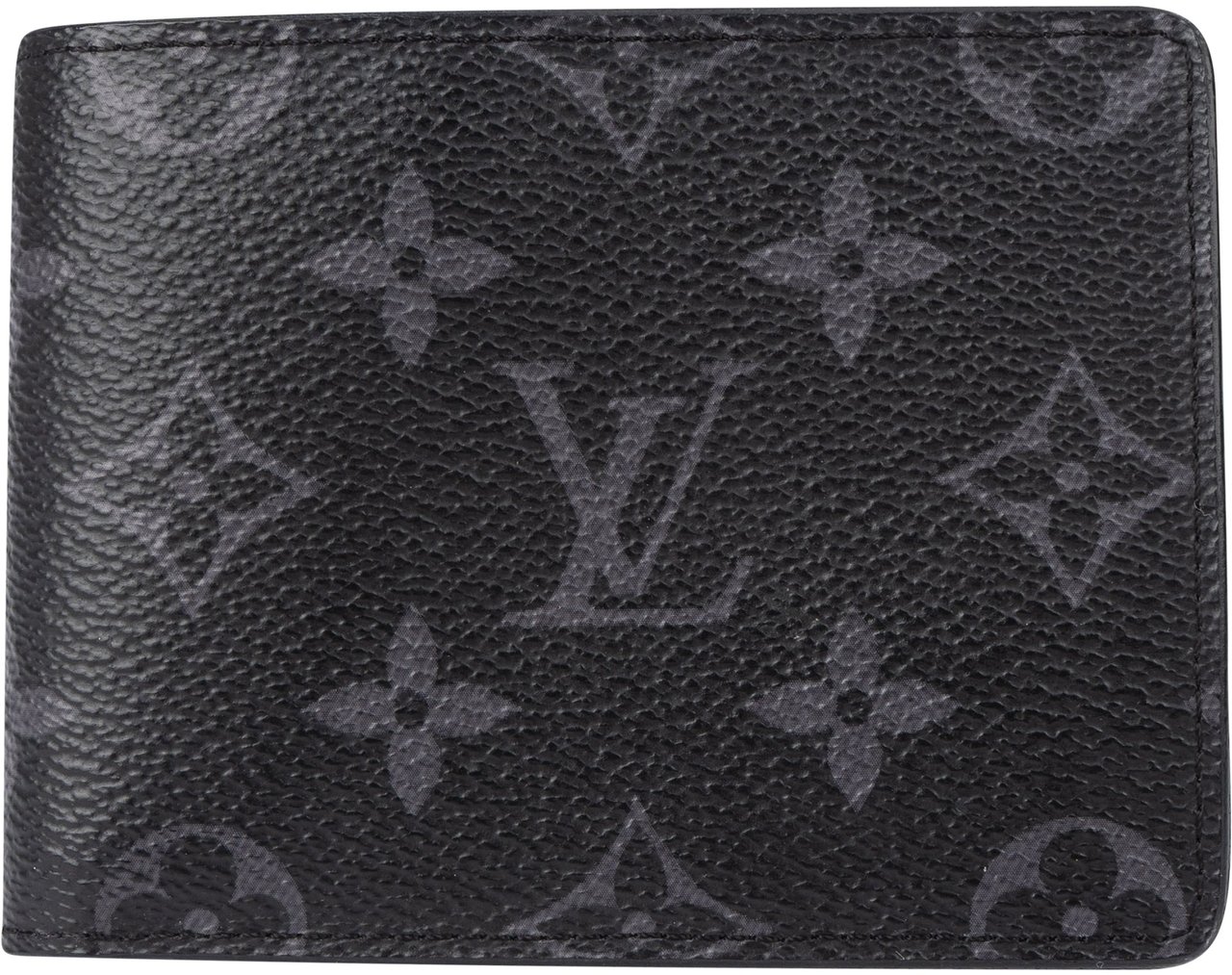 Louis Vuitton Louis Vuitton Eclipse Canvas Monogram Bifold Wallet Zwart