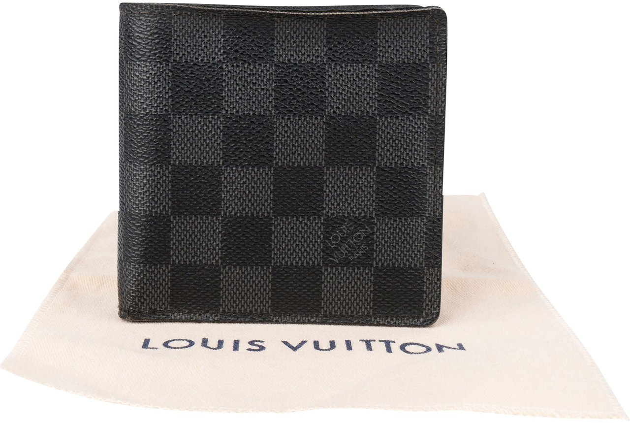 Louis Vuitton Louis Vuitton Damier Graphit Monogram Marco Wallet Zwart