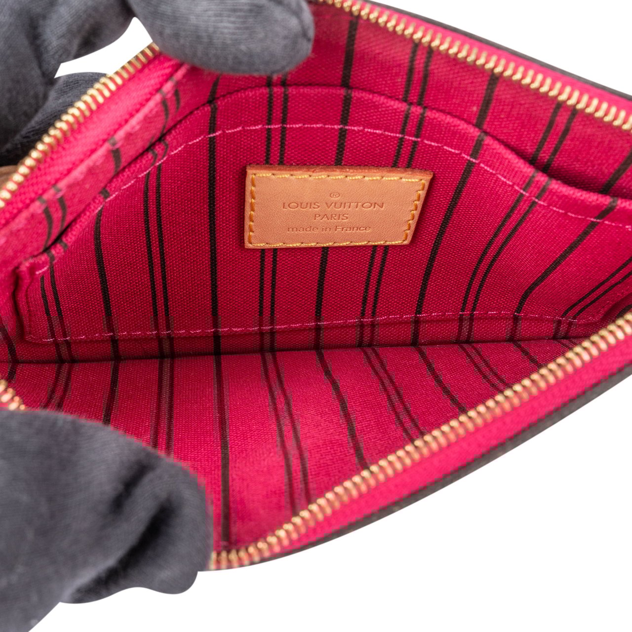 Louis Vuitton Louis Vuitton Canvas Monogram Nevefull Pochette Accessoire Clutch Bruin