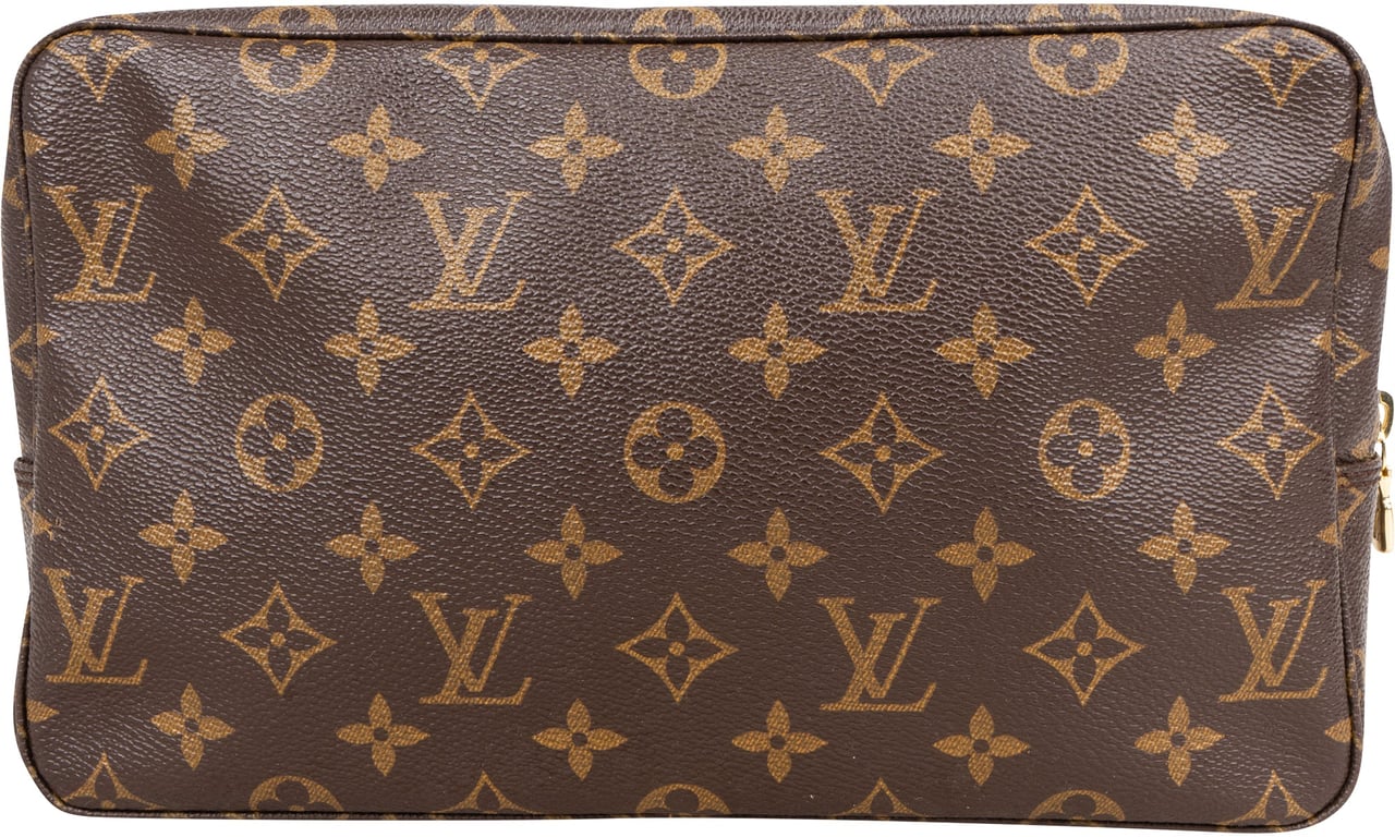 Louis Vuitton Louis Vuitton Canvas Monogram Trousse Toilette 28 Clutch Bruin