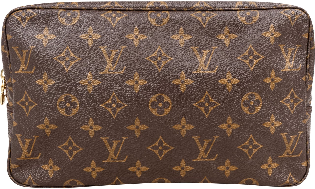 Louis Vuitton Louis Vuitton Canvas Monogram Trousse Toilette 28 Clutch Bruin